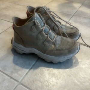 Sorel Beige Suede High-Top boots